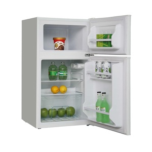 Refrigerador de Doble Puerta con Congelador Superior de 88L para Uso Doméstico - Product Image 1