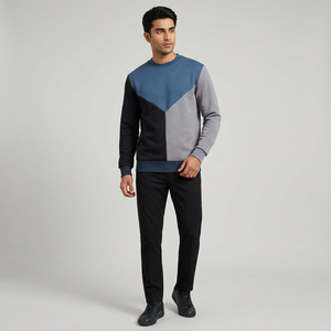 Fashion Wholesale Custom <b>Plain</b> <b>Jumpers</b> Crew Neck Sweat Shirts Men Sweatshirt Men Hoodies Custom Logo Pullover hoodies - Product Image 1