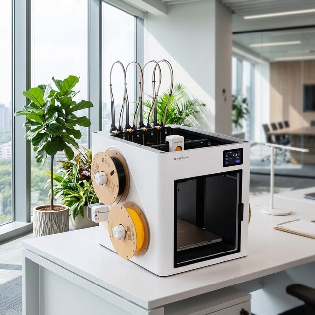Snapmaker U1 Automatic 3D Printer Four Nozzles FDM Industrial Construction Lab Home Use Printing Multicolor FDM 3D Printer