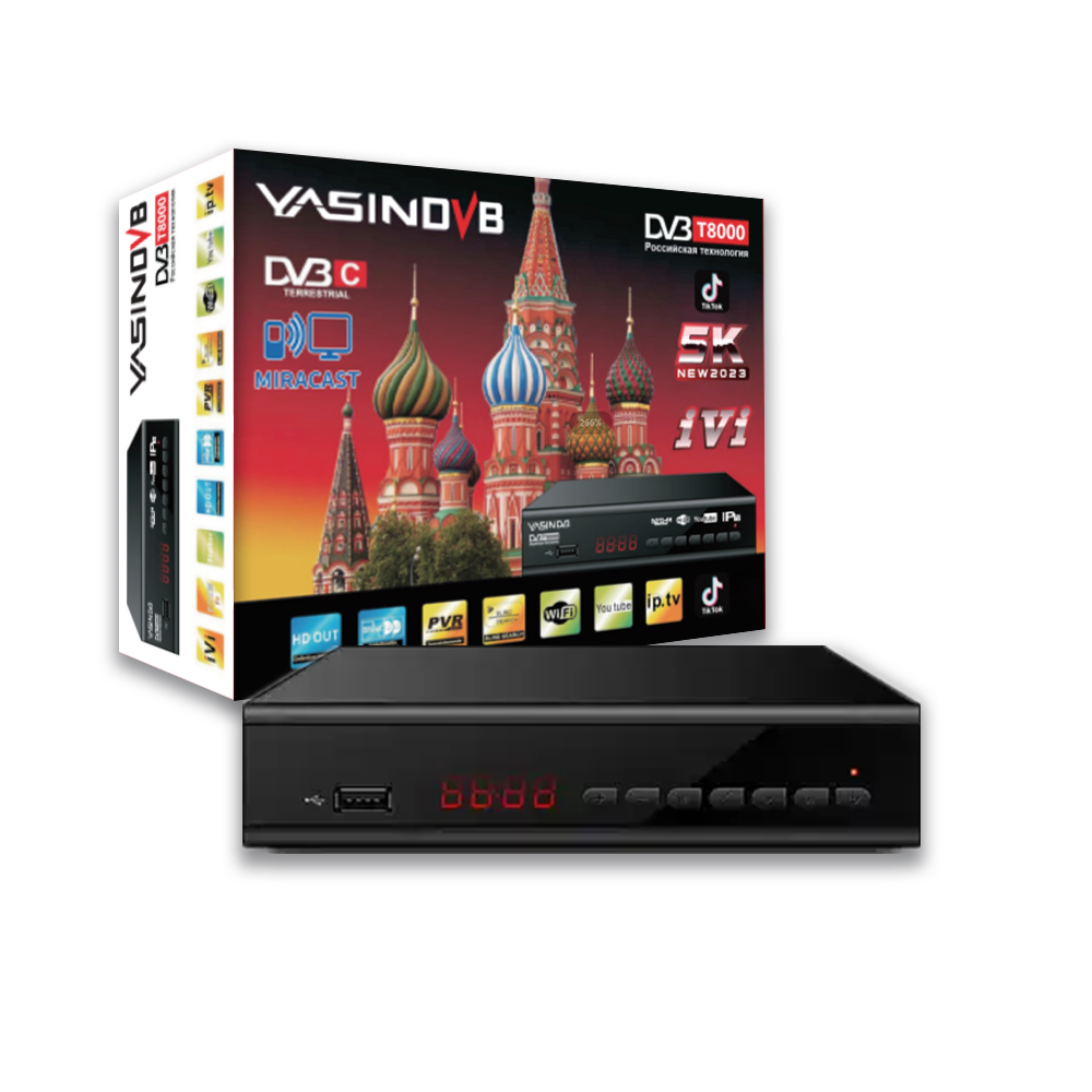YASINDVB DVB-T8000 (rosso)