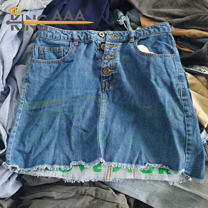 Venta al por mayor de pantalones cortos y faldas de mezclilla de verano de segunda mano de las mujeres <span class=keywords><strong>Sexy</strong></span> Girls <span class=keywords><strong>Mixed</strong></span> Jeans Falda Pacas para adultos - Product Image 2