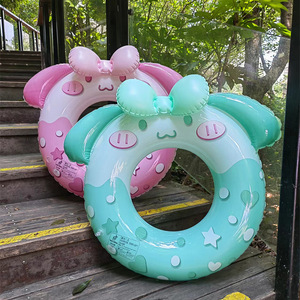 Flotador Inflable Antivuelco de Dibujos Animados para Niños, 60-70cm, para Diversión Acuática - Product Image 1