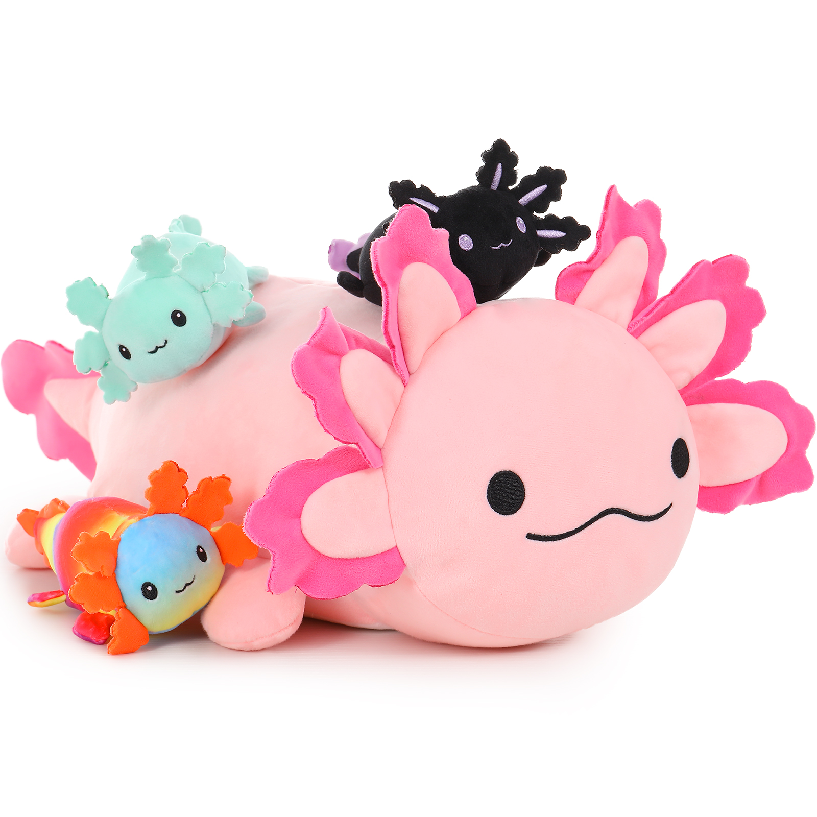 Axolotl rose 4 en 1
