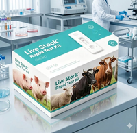 Kit de test de grossesse précoce pour équidés - Réutilisable, certifié CE, durée de conservation de 2 ans