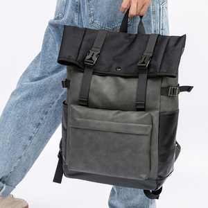 Custom Wholesale High Quality <b>Leather</b> <b>Men's</b> Travel <b>Backpack</b> Business Laptop School Bag <b>Mens</b> Luxury <b>Leather</b> <b>Backpack</b> - Product Image 1