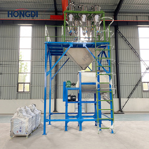 Mélangeur en U surélevé de 4000 L avec grande plateforme et 5 alimentateurs sous vide, système de mélange automatique de poudre pour engrais granulés - Product Image 6