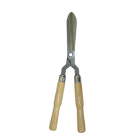 Cisaille à haies manuelle de qualité supérieure, 22 pouces, lames droites en acier S60C forgé à haute teneur en carbone, poignée antidérapante en bois dur de frêne américain