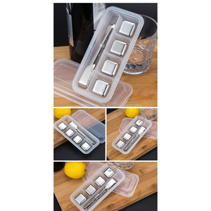 Verre à mesurer double tête en acier inoxydable, tasse à mesurer 1oz/ 2OZ, accessoires de barre en rouleau, vente en gros, - Product Image 4