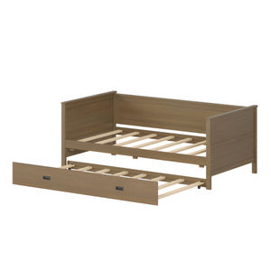 Divano letto per camera degli ospiti, cameretta dei bambini o piccolo appartamento, con letto estraibile pieghevole - Struttura salvaspazio in legno - Product Image 5
