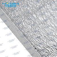 Doublure de boîte thermique en mousse EPE avec impression de logo personnalisée, feuille réfléchissante, grande pochette d'isolation imperméable pour l'expédition à froid