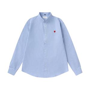 Chemise habillée décontractée pour <span class=keywords><strong>homme</strong></span> en 100 % coton, manches longues, anti-plis, respirante, taille 5XL, idéale pour le printemps – Très prisée à <span class=keywords><strong>Paris</strong></span> - Product Image 1