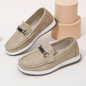 Zapatos de vestir informales para niños, cómodas suelas blandas, mocasines antideslizantes, diseño plano para la escuela o el verano de primavera - Product Image 5