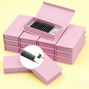 Bandeja de Extensiones de Pestañas de Marca Privada 0.03 0.05 0.07mm, Bandejas de Pestañas Fáciles de Injertar para Volumen, Suministros para Extensiones de Pestañas - Product Image 1