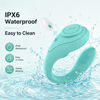 Mini Medizinischer Silikon-Slip-Vibrator 9 Vibrationsmodi IPX6 Wasserdicht USB Wiederaufladbar Kabellose Fernbedienung Einfach zu Reinigen