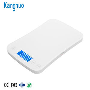 Balance de cuisine électronique carrée avec écran LCD, panneau plat en verre pour la pâtisserie et la préparation des aliments à domicile - Product Image 5