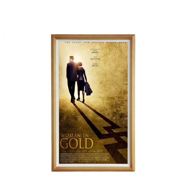 21.5" to 55 Inch Indoor Android Wifi Wood Frame Digital Poster Digital Photo Frame for Art Gallery