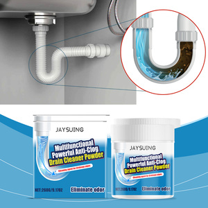 Limpiador de inodoros domésticos y fregaderos de cocina Polvo de desbloqueo de tuberías para drenaje y plomería Eficaz en tuberías obstruidas - Product Image 2