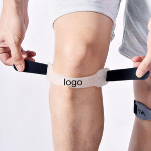 Rodillera Deportiva de Compresión de PVC con Correa Rotuliana, Soporte Ajustable con Cierre de Gancho y Bucle, Protector de Rodilla para Correr, Baloncesto, Senderismo, Personalizable - Product Image 1