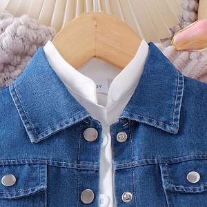 เสื้อผ้าเด็กขายส่ง ชุดเซ็ต 2 ชิ้น สำหรับเด็กอายุ 4-7 ปี  คอลเลคชั่นฤดูใบไม้ร่วง-ฤดูหนาว  ชุดเสื้อผ้าเด็กผู้หญิงสำหรับเด็กอายุ 7 ปี - Product Image 4