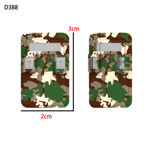 Camouflage bouclier défense équipé WW2 soldats accessoires armée militaire arme Pack blocs <span class=keywords><strong>de</strong></span> construction briques ensembles jouets - Product Image 5