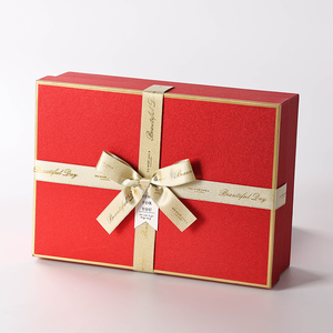 Tùy Chỉnh vuông giấy bao bì Hộp Quà Tặng Bow sáng tạo sinh nhật Ribbon thân thiện với môi vật liệu tái chế - Product Image 1