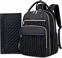 Nouveau sac à dos multifonctionnel pour femmes polyvalent et à la mode étanche pour sac de maman avec fonction de suspension de poussette