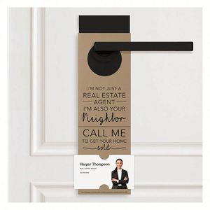 Supports promotionnels personnalisés pour agents immobiliers : Cartes en carton imprimées pour marketing immobilier et promotion de propriétés - Product Image 6