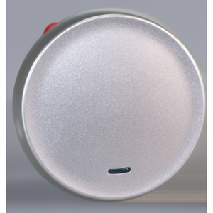 Interrupteurs à bouton-poussoir lumineux argentés COMETE avec indicateur - Product Image 1