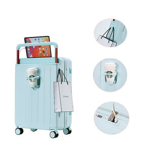 Valise de voyage à roulettes premium PC 20/24/26 pouces avec poignée télescopique élargie et serrure TSA - Product Image 1