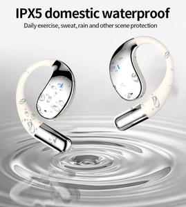 Auriculares Inalámbricos con Gancho para la Oreja, Auriculares Deportivos con Indicador LED de Batería, Resistentes al Agua, Bajos HD, Llamadas Nítidas para Deportes y Ejercicio, Compatibles con iOS y Android - Product Image 3