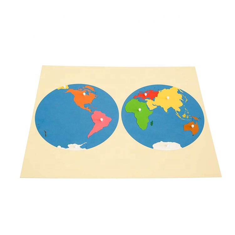 Montessori Geography Counting Educational Toys Teaching
