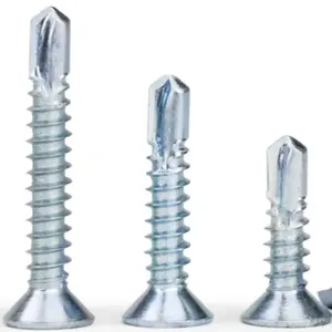 Fastener Manufacturer Stainless Carbon Steel Phillips Flat Head Self Drilling Screws