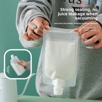 Pochette souple personnalisée à bec verseur, en PE, pour jus, café, bière, soupe et autres liquides alimentaires