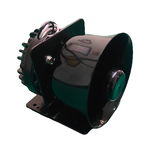 Newly Released 100W 6/8/11 Ohm 2-Way Plastic Loudspeaker with Black round Cover and Bracket Featuring a Horn Design