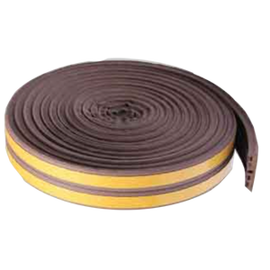 ประตูและหน้าต่างกันซึมขนาด9มม. X 6มทำจากยางดาวสีน้ำตาล - Product Image 1