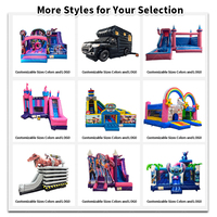 Château gonflable commercial pour enfants et tout-petits, avec toboggan, thème K-PoP Demon Hunters, pour l'extérieur