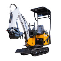 Mini-chargeuse-pelleteuse HIGHTOP HT08 de 800 kg, la plus petite machine de terrassement
