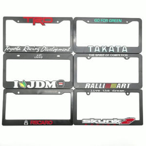 Marco <span class=keywords><strong>de</strong></span> licencia <span class=keywords><strong>de</strong></span> aluminio universal más vendido portabicicletas trasero para bicicletas - Product Image 1