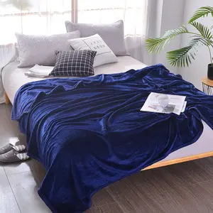 China Fabriek Winter Deken Amazon Luxe Flanellen Deken Sofa Gooien Microfiber Fleece Bed Deken