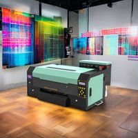 Mesin Printer DTF Mini LINKO L-402 30cm Dual Print Head I1600/XP600 Otomatis untuk Cetak Kaos DTF Dimensi A3