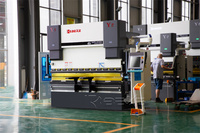Presse plieuse CNC BEKE WE67K DA69S 120T 2500 8 axes plus 1 axe, résistante aux chocs, à calibrage précis, équipement de pliage hydraulique du métal