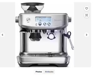 เครื่องทำกาแฟแบบสัมผัส รุ่น BES880BSS ของแท้ 100% ใหม่เอี่ยม ขนาดมาตรฐาน ผลิตจากสแตนเลสขัดเงา - Product Image 1