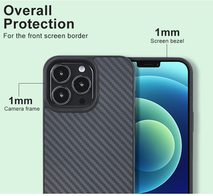 Soonleader nouvelle coque de téléphone en Fiber de carbone à la mode antichoc pour iPhone 14 15 Pro Max - Product Image 6