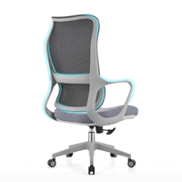 Mobilier de bureau Vente en gros Chaises ergonomiques en maille à dossier haut pour le travail de bureau avec appui-tête réglable Chaise de bureau