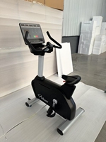 Vélo vertical commercial Canwin CAWY en acier tubulaire certifié ISO9001/CE avec écran LED réglable – Équipement de fitness pour salle de sport et musculation