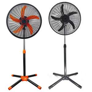 Ventilador Eléctrico Vertical Negro de 18 Pulgadas con Altura Ajustable para Uso en el Hogar y la Oficina - Product Image 5