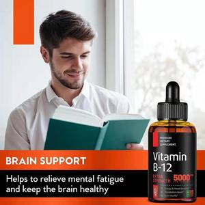 Vitamina B12 5,000 Mcg Gotas Líquidas Orales Suplementos para Adultos - Apoyo Inmunológico y Potenciador de Energía Grado Alimenticio - Product Image 5