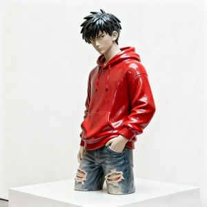 Scultura in Vetroresina Personalizzata a Grandezza Naturale, Scultura <span class=keywords><strong>Maschile</strong></span> in Resina su Misura per <span class=keywords><strong>Arredamento</strong></span> <span class=keywords><strong>Casa</strong></span> - Product Image 1