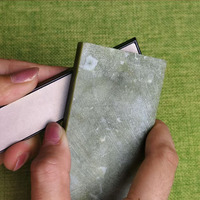 Aiguiseur de couteaux à angle fixe avec tige diamantée, Pierre à aiguiser diamantée professionnelle, Pierre à huile pour couteaux