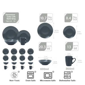 ชุดเครื่องครัวเซ็ตหรูหรา คุณภาพสูง ใช้กับไมโครเวฟได้ สำหรับใช้ในบ้าน โปรโมชั่นเดือนกันยายน - Product Image 2